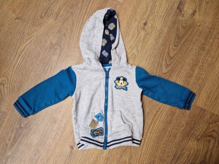 Kapuzenjacke, Sweatjacke, Jacke Mickey Mouse Gr. 80