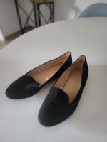 Schwarze Pesaro Loafers Gr. 42, Wildleder Optik, top zustand