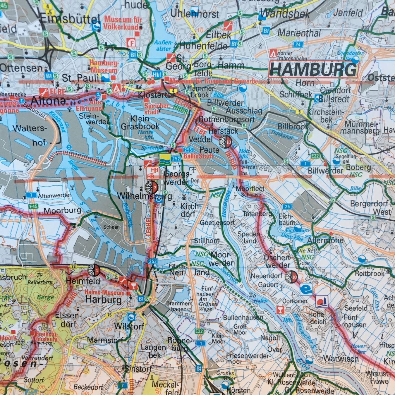 Cartine & Atlanti: Fahrradkarten Ostsee – Usato da Au ZH venduto da Wildernesspudding 4