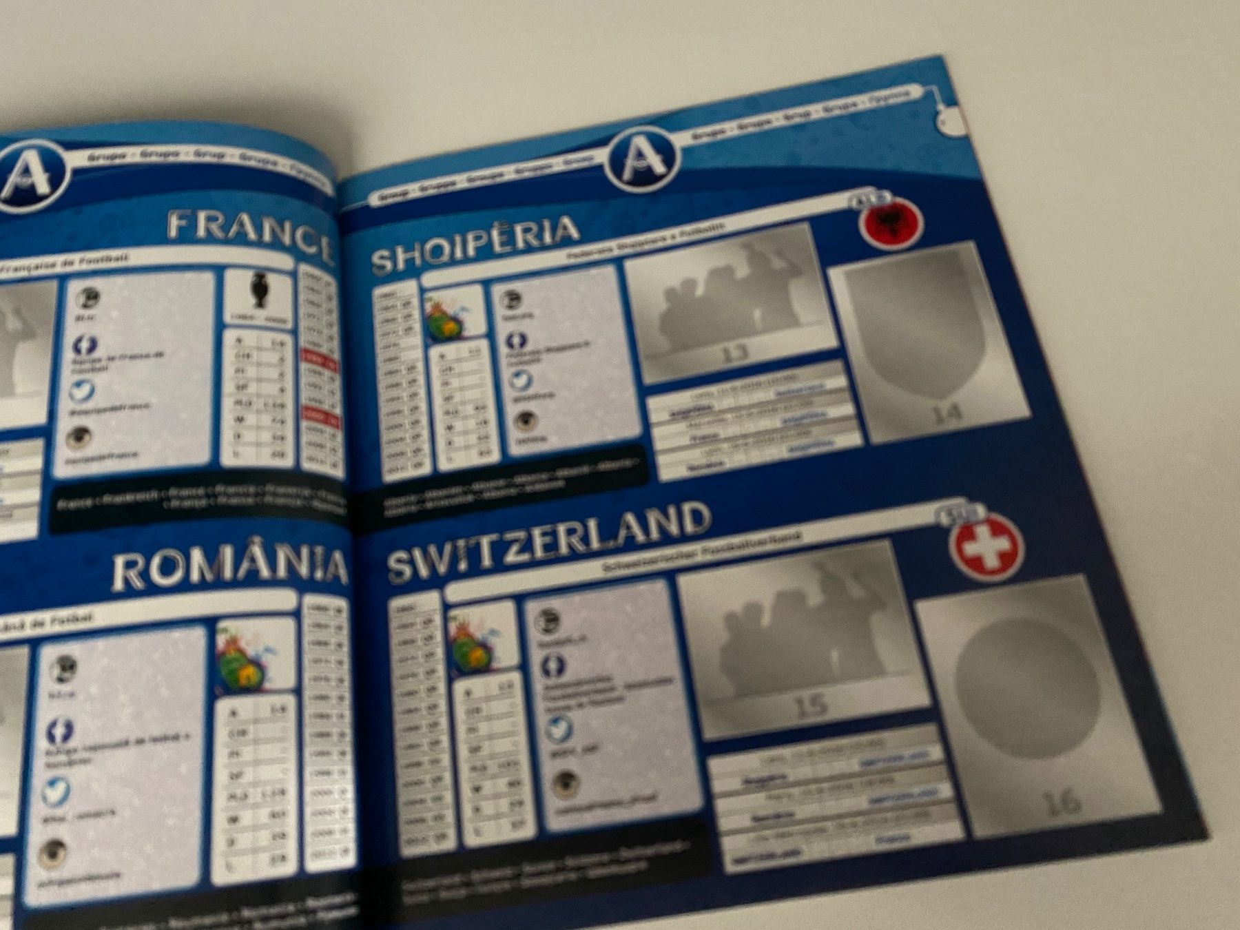 Panini Alben: Panini Leeralbum EM 2016 Version Deutschland – Gebraucht aus Hergiswil LU von FcMalkov 2