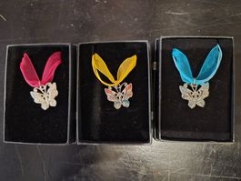 Lots 3 pendentifs artisanaux papillons