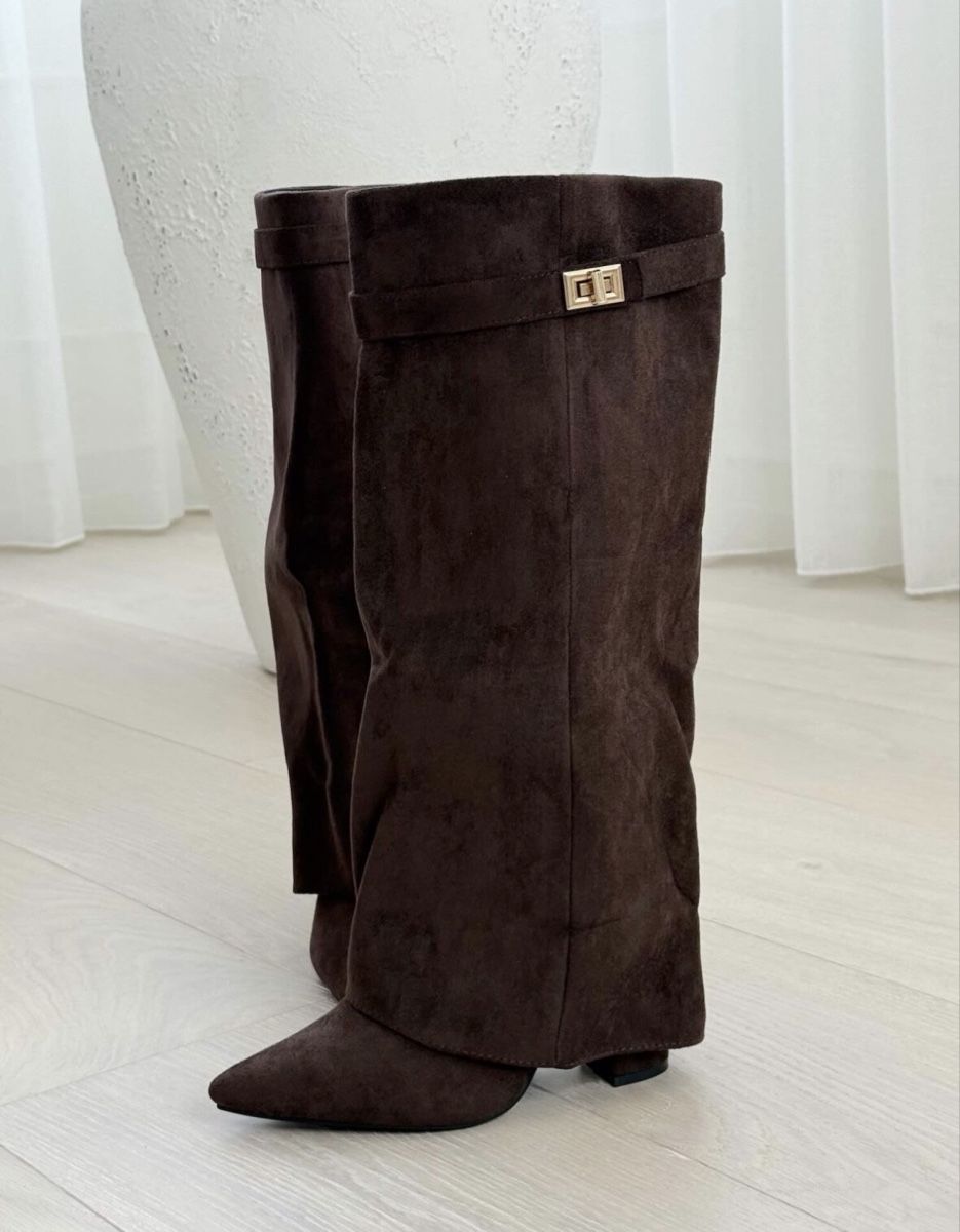 Zara Scarpe da donna: Stylish Brown Suede Winter Boots - Size 37Excellent Conditio – Nuovo e nell'imballaggio originale da Zug venduto da Astraion200