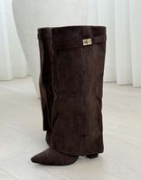 Stylish Brown Suede Winter Boots - Size 37Excellent Conditio