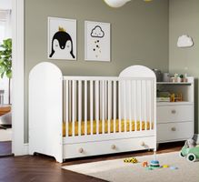 Kinderbett mit Schubfach 70x140
