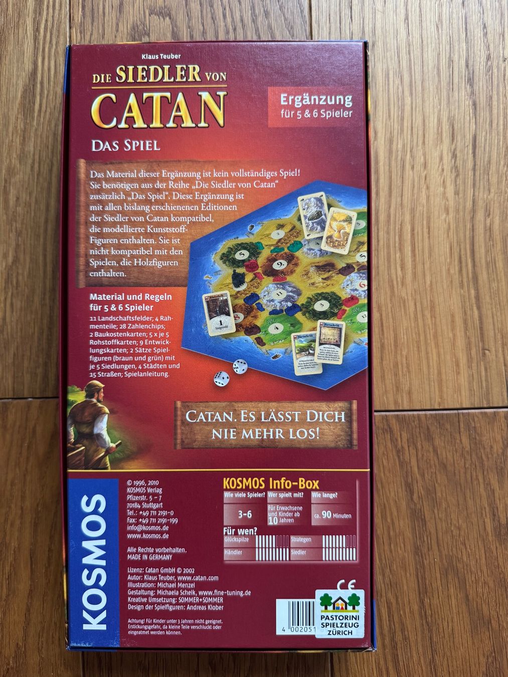 Kosmos Giochi: Catan - 3(-1 vendue) extensions - achat séparé possible – Usato da Zürich venduto da lcg_898x 5