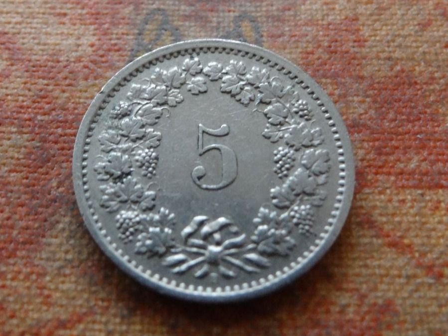 5 Rp. 1967 (D'occasion) à Romanel-sur-Lausanne pour CHF 0.5 – avec ...