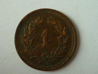 Tutti le monete: Ancienne pièce de 1 centime - 1936 – Usato da Cortaillod venduto da Matteo18