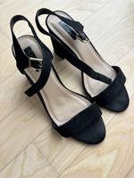 Schwarze Sandaletten, 39