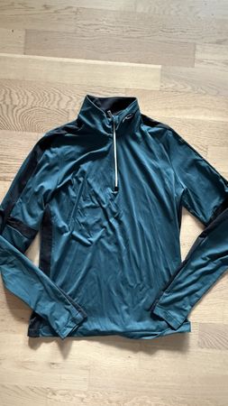 New! KJUS Pull de sport turquoise, taille 36/S - État neuf!