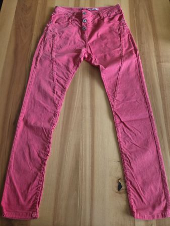 Damen Please Jeans light rot Grösse S