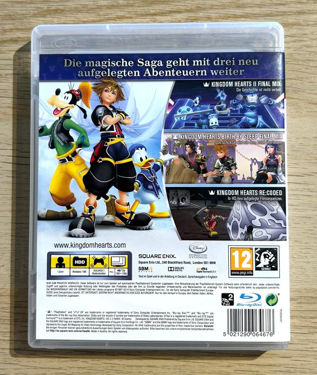 Sony Giochi: Kingdom Hearts HD 2.5 ReMIX PS3 – Usato da St. Gallen venduto da Alpine.Arcade 1
