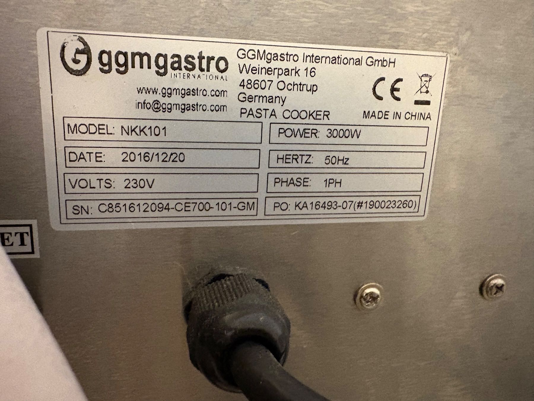 Ggm Gastro Appareils de cuisine: Gastro Pastakocher,Nudelkocher – D'occasion à goldau par G.app 6