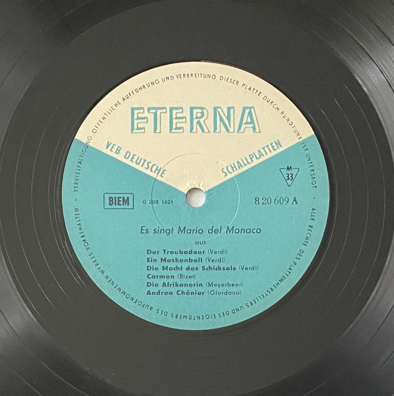 Dischi in vinile: Mario del Monaco, Es singt Mario Del Monaco – Usato da Flums venduto da Empe1 2