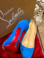 Christian Louboutin  37.5 EU  Bleu, Suede