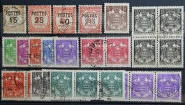 Monaco ex. Kat. 143-224 gest. 1937/40