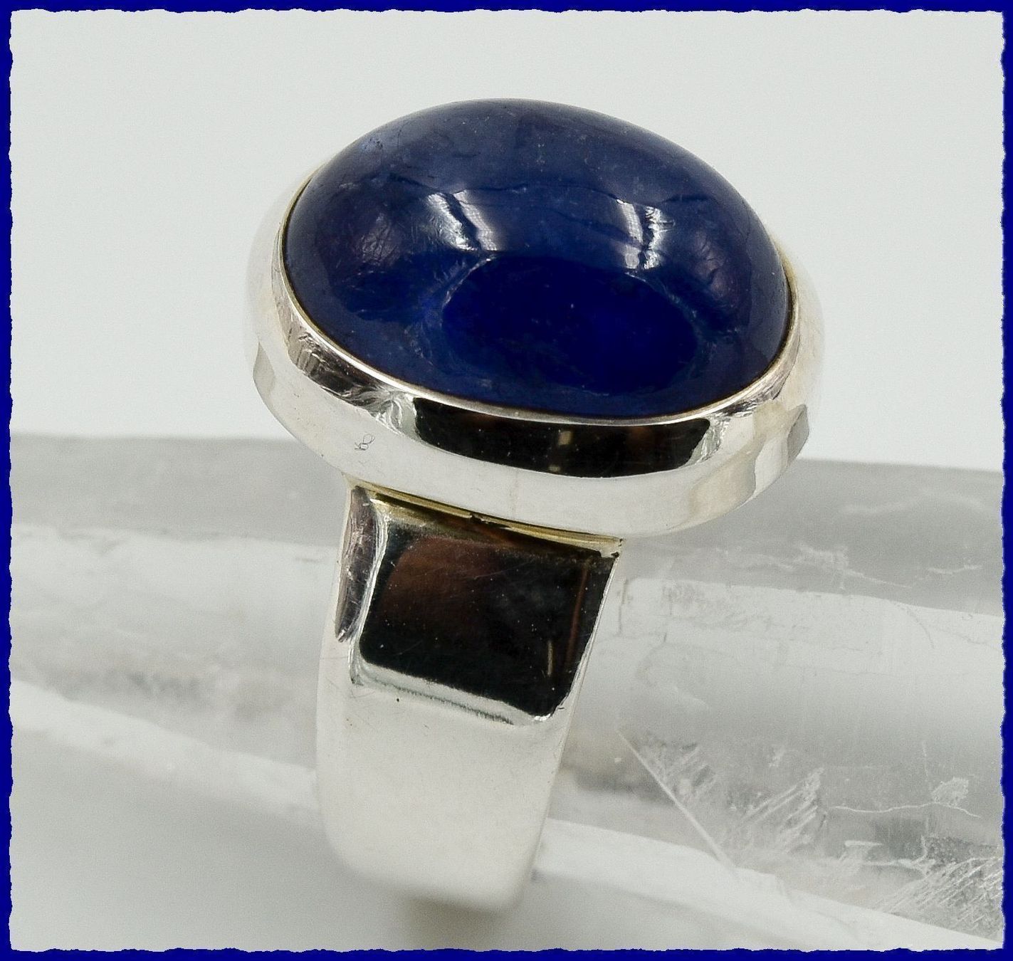 Anelli: ♛ Kyanit 925 Silberring – Nuovo e nell'imballaggio originale da Oberglatt ZH venduto da Hot-Spot 1