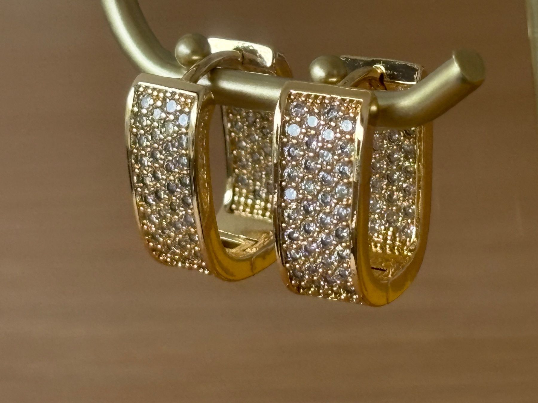 Orecchini pendenti & Orecchini a lobo: Luxus Elegante Ohrschmuck Ohrstecker  Farbe: Gold – Nuovo (secondo la descrizione) da Biel-Bienne venduto da Roserosse13