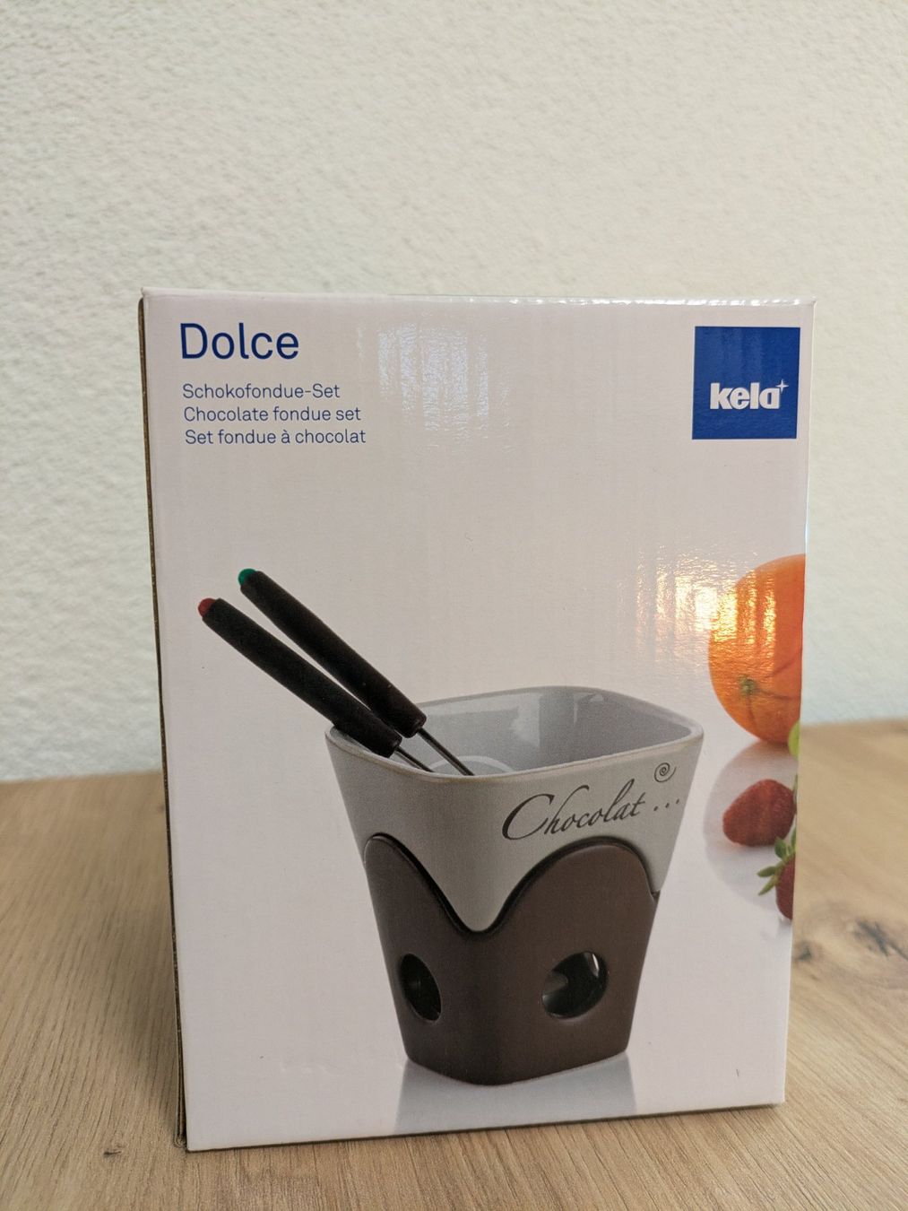 Set di piatti: Schokoladenfondue-Set neu – Nuovo (secondo la descrizione) da Wangen an der Aare venduto da eggerclaudia