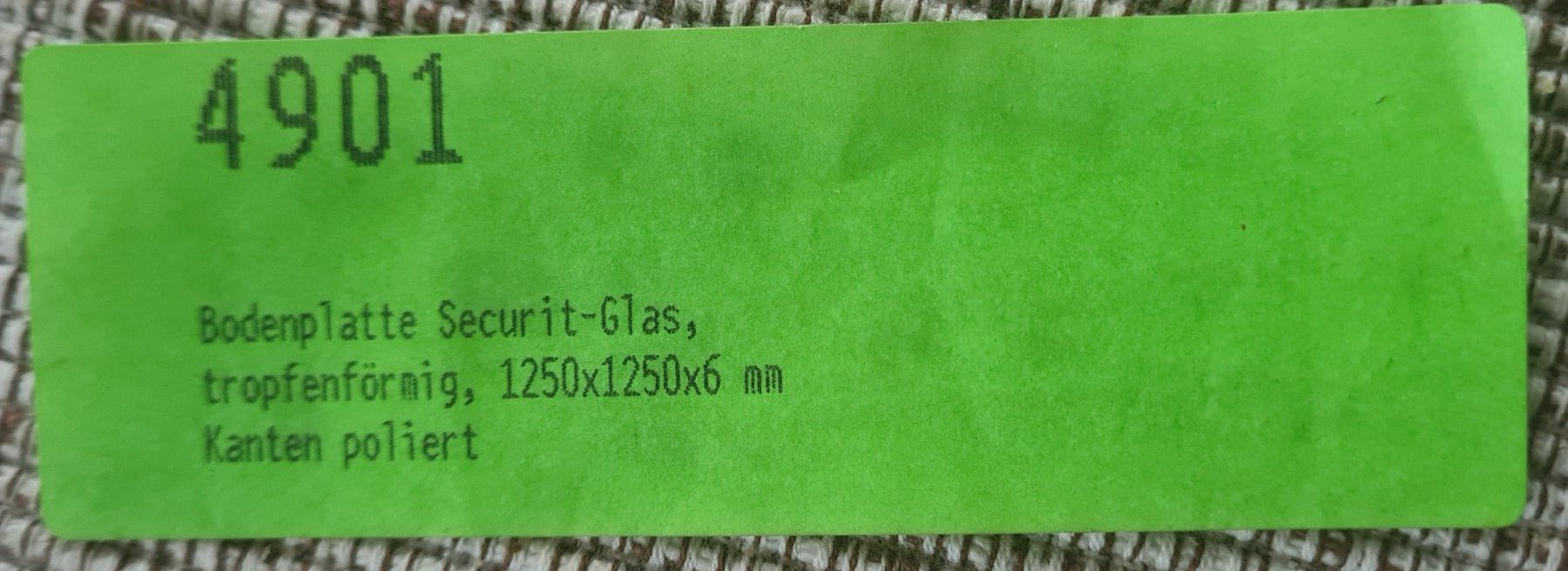 Rivestimenti per pavimenti: Chemineeofen Bodenplatte Securitglas – Nuovo e nell'imballaggio originale da rafz venduto da surri01 1