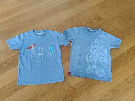 2×T-shirts in Gr. 128