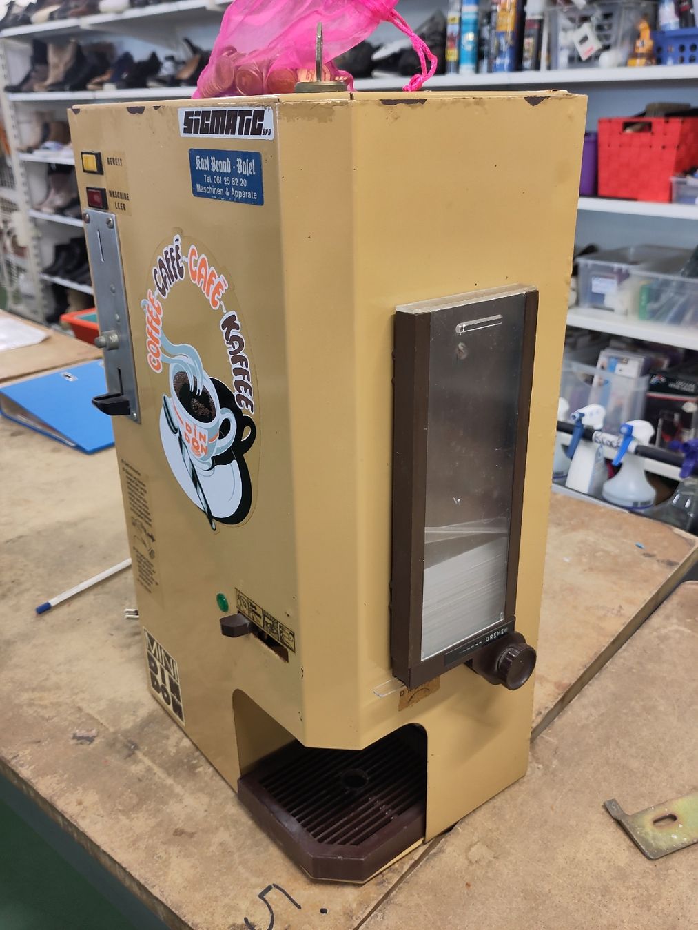 Altro per Gastronomia & Hotel: Retro Kaffeautomat Maschine " Mini Din Don" – Difettoso da Pratteln venduto da Cartonsducoeur_bl 1