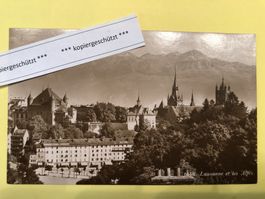 Lausanne et les Alps, AK alt, ungelaufen