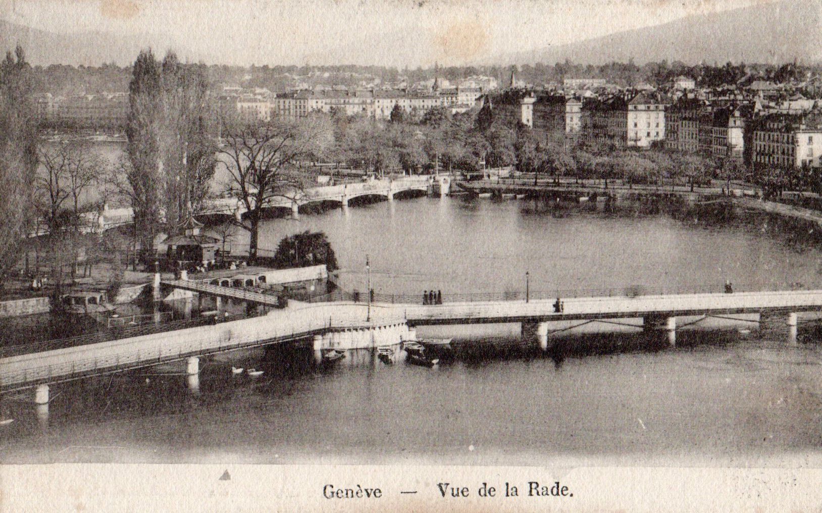 Cartoline postali: Genève - Vue de la Rade – Usato da Melano venduto da pisonsdro