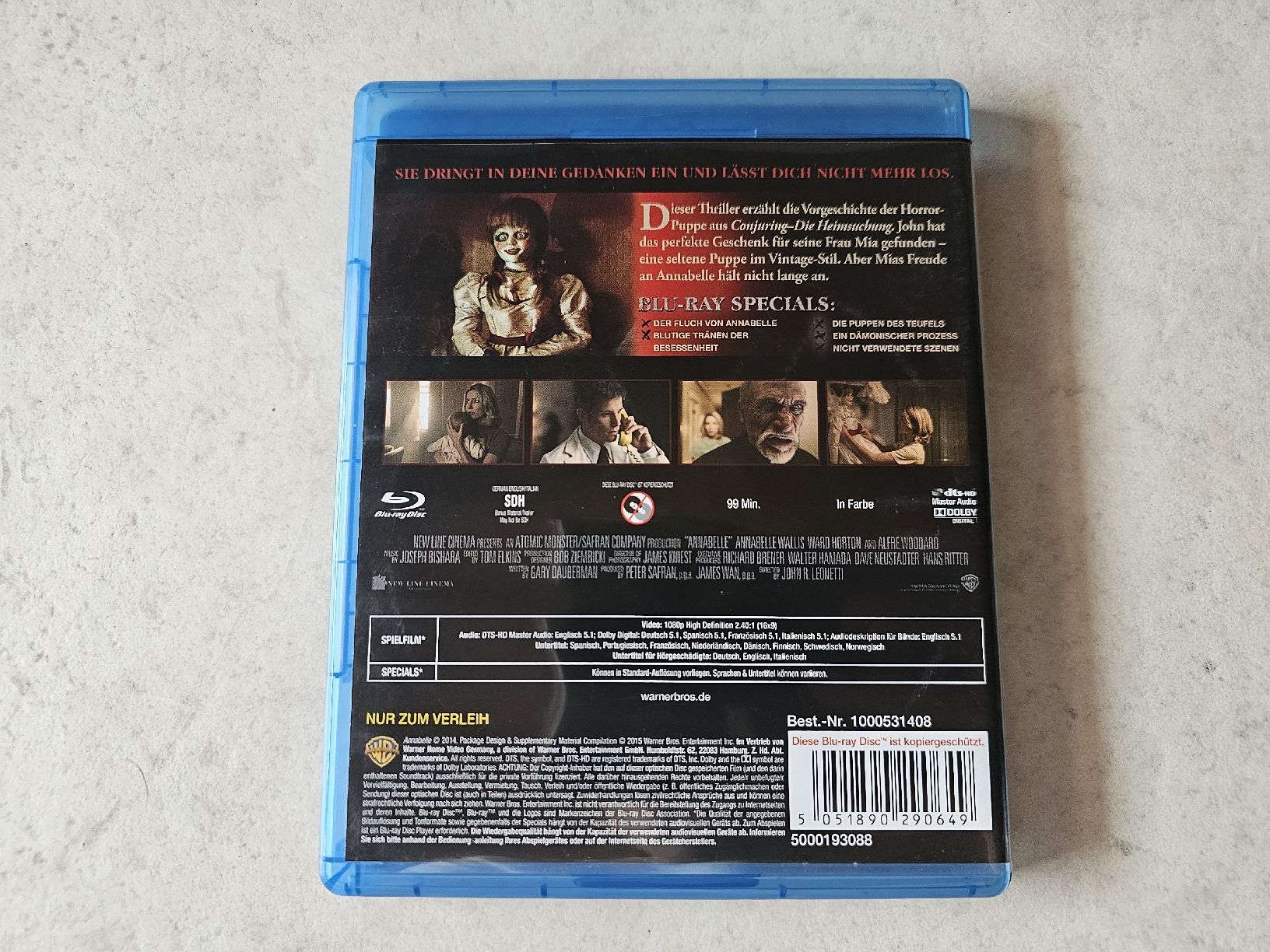 Tutti i DVDs: Annabelle  /  Bluray – Usato da Schneisingen venduto da backstore24 1