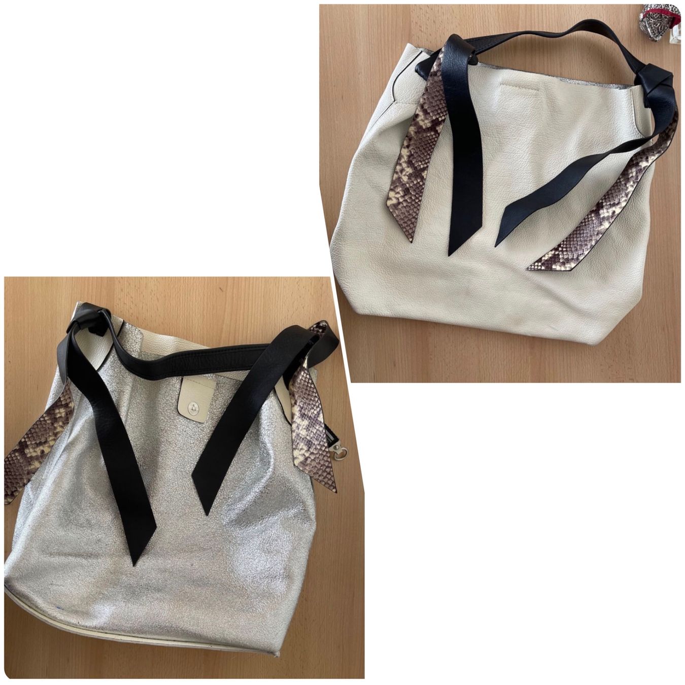 Gianni Chiarini Sacs femmes: GIANNI CHIARINI Neu/NP200CHF Doppelseitig Silber Tasche – Neuf (Voir description) à Kölliken par Prscoo
