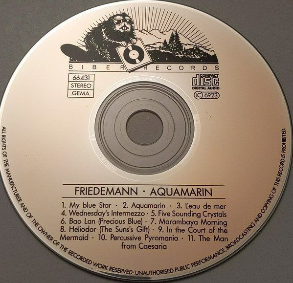 CDs: Friedemann AQUAMARIN Büdi Siebert Thomas Heidepriem NewAgeCD – D'occasion à Kandergrund par Sososo 6