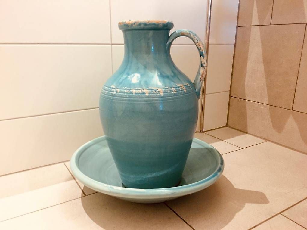 Karaffen: Bodenkrug mit Schale – Gebraucht aus Tägerwilen von barti05 3