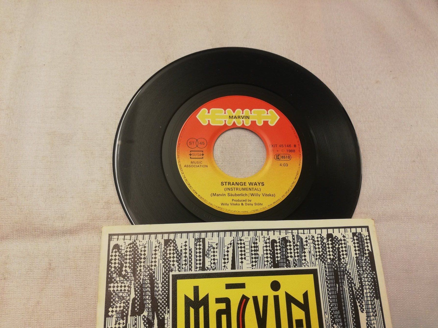 Dischi in vinile: MARVIN SÄUBERLICH - STRANGE WAYS (SINGLE 7") – Usato da Bern venduto da Vinylsound.ch 2
