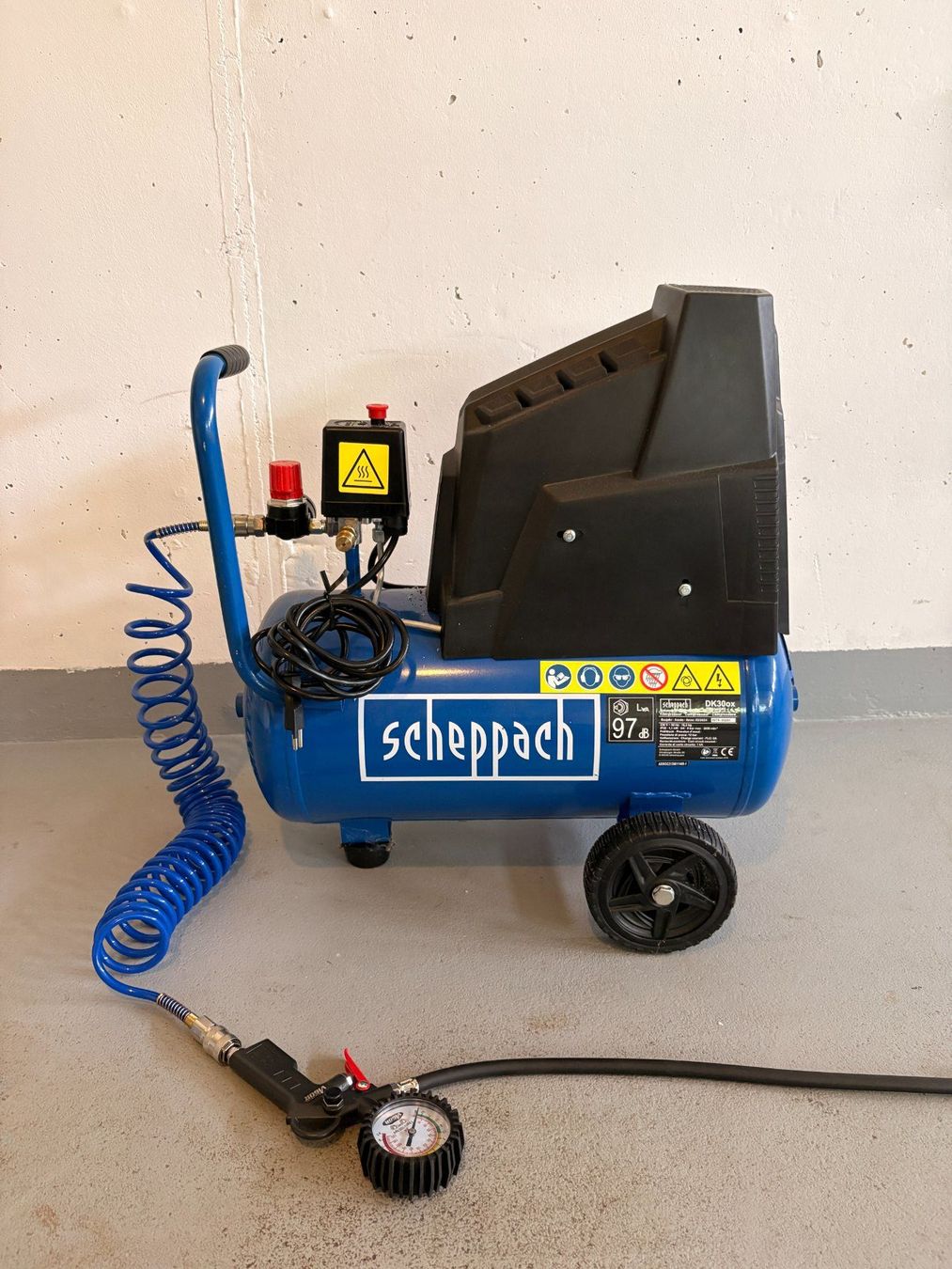 Scheppach Compressori: Scheppach Kompressor 24 Liter 1100 W Modell DK30ox – Usato da Adlikon b.Regensdf venduto da Cappo 5