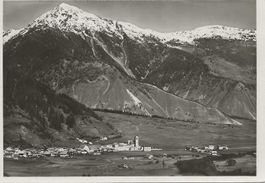 Münster Münstertal GR mit Piz Rumatscha 1939 sehr gut erhal
