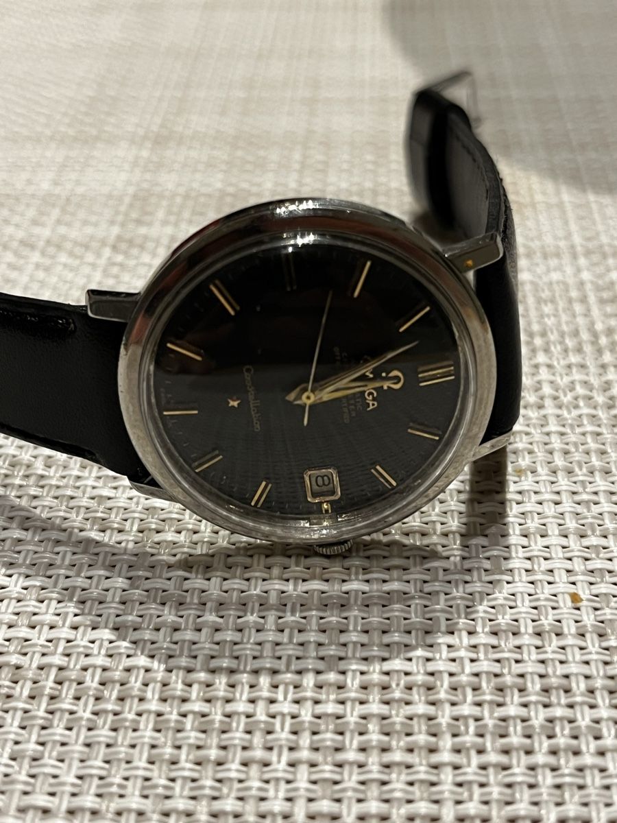 Omega Orologi: Omega Constellation Vintage ,  Black Dial !  – Usato da Rheineck venduto da UhrenReinhardt 1