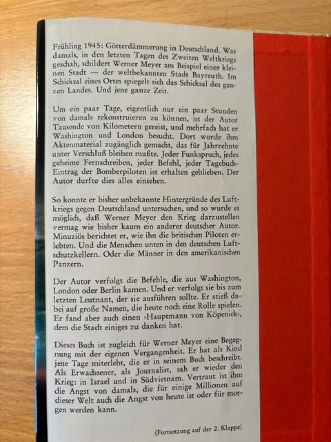 Libri: Buch: Werner Meyer "Götterdämmerung" – Usato da Seon venduto da retep012 1