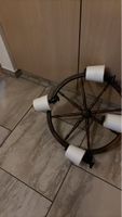 Lustre roue charrette vintage