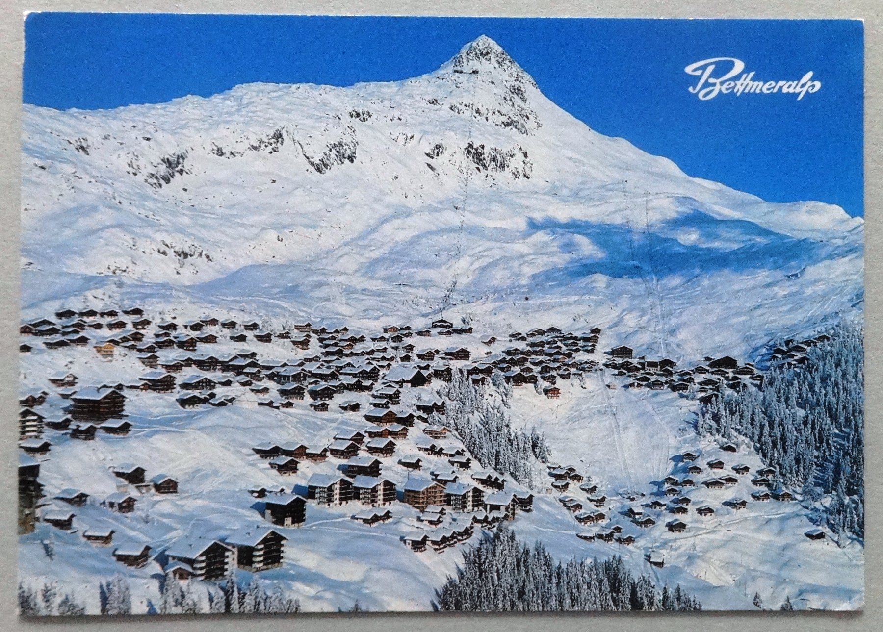 Cartoline postali: Bettmeralp 1938 m – Usato da Fétigny venduto da Billy2miny