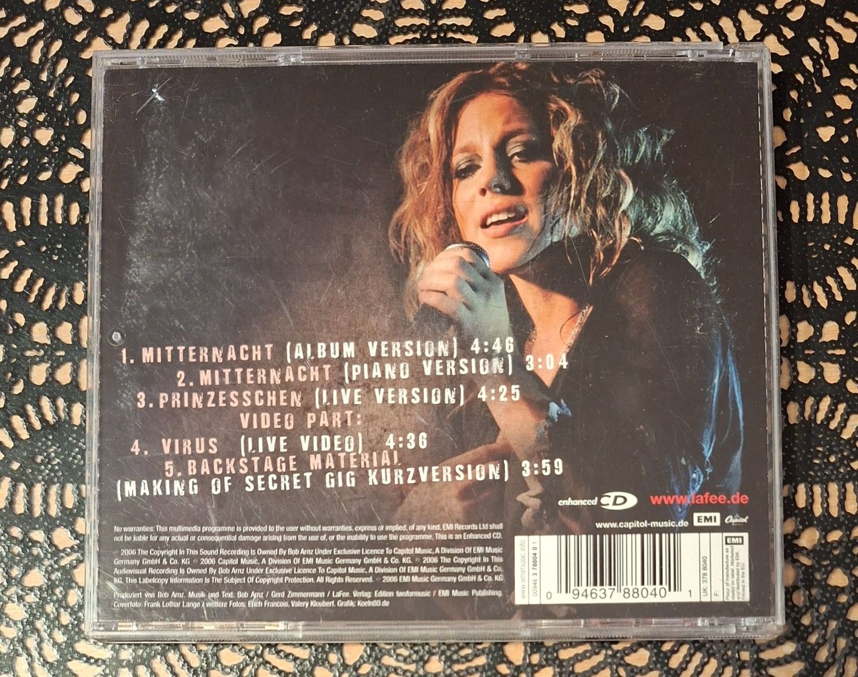 CD: LaFee - Mitternacht, DE Pop Rock CD 2006 – Usato da Schönenberg TG venduto da Gregolino76 1