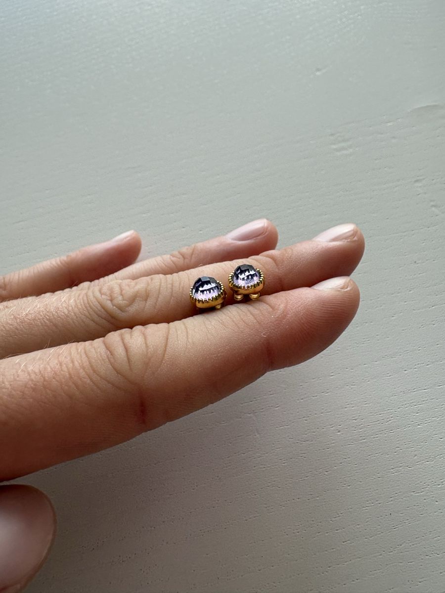 Ohrringe & -stecker: Kleine Amethyst Ohrstecker – Neu (gemäss Beschreibung) aus Thun von _Cathy 2