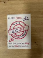 Glückwunschkarte Hochzeit neu in Folie