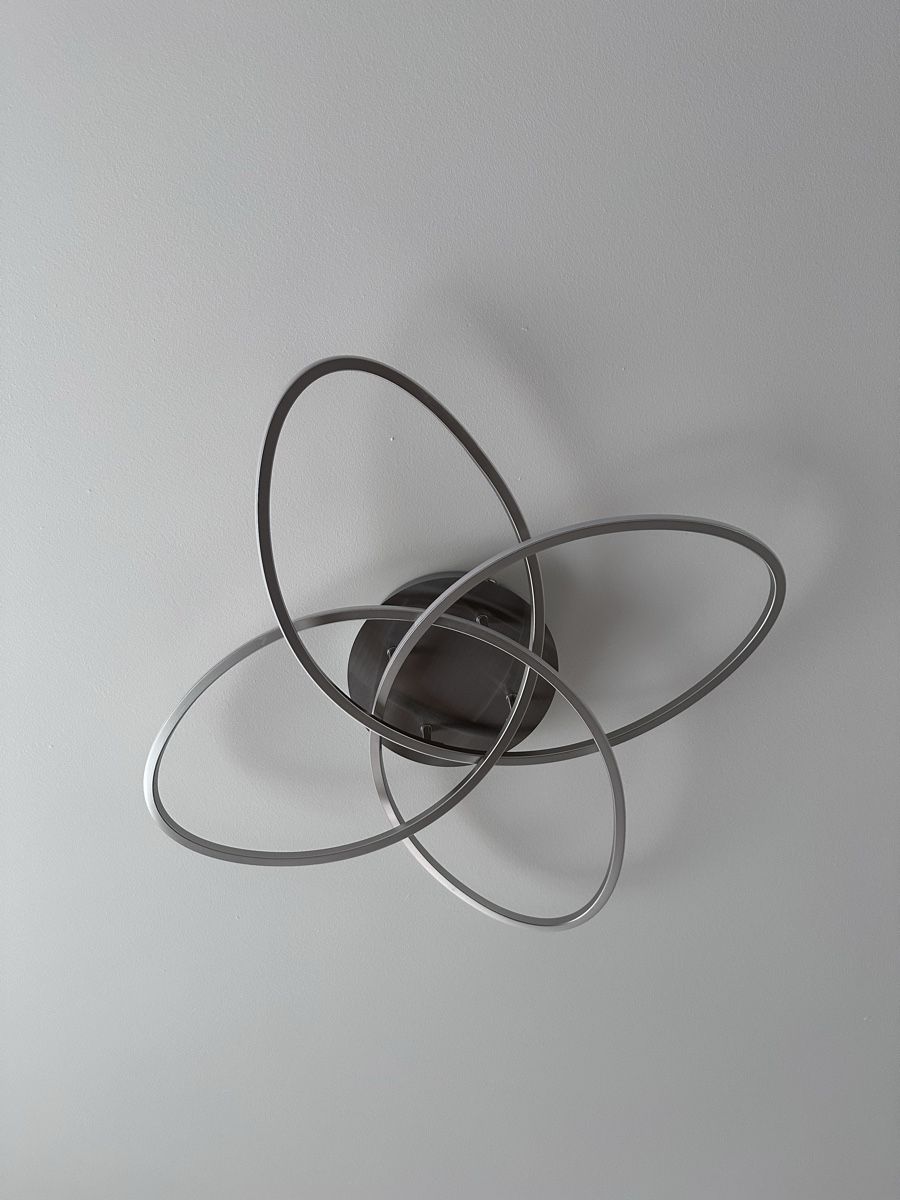 Livique Lampadari & plafoniere: Deckenlampe Cazorla Grau Aluminum – Nuovo (secondo la descrizione) da Schaffhausen venduto da sil_5jz9
