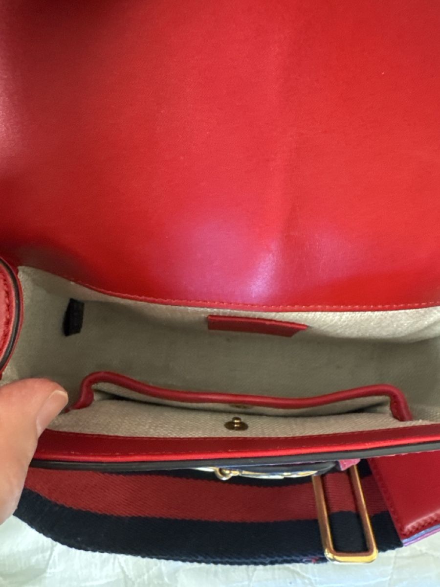 Gucci Sacs femmes: Sac Gucci rouge, Lady Web small ! Superbe. – D'occasion à Genève par Cicin 5