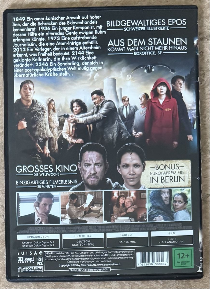 Tous les DVDs: CLOUD ATLAS  – Neuf (Voir description) à Dietikon par AndreaSch01 1
