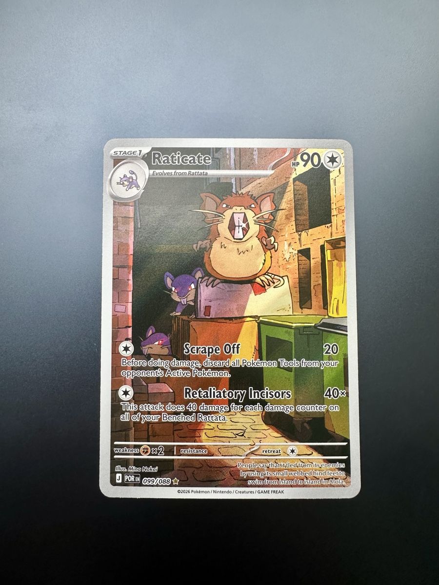 Pokémon Cartes à collectionner: Raticate #99 - Perfect Order - Ab 1.-! – D'occasion à Bern par HugoStiglitz11