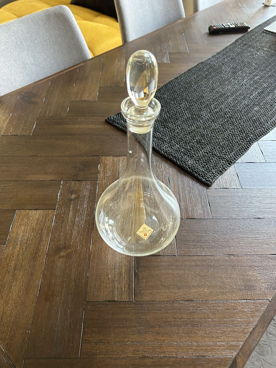 Caraffe: Sarner Kristall Karaffe, Weinkaraffe, Dekanter – Nuovo (secondo la descrizione) da Urtenen-Schönbühl venduto da daremare 1