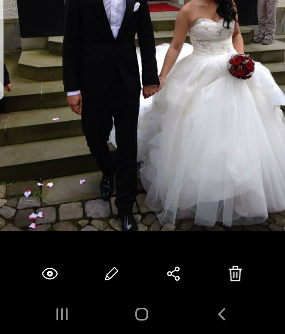 Kleider: Brautkleid Hochzeitskleid Grösse L – Gebraucht aus Berg TG von lisboa.sky 5