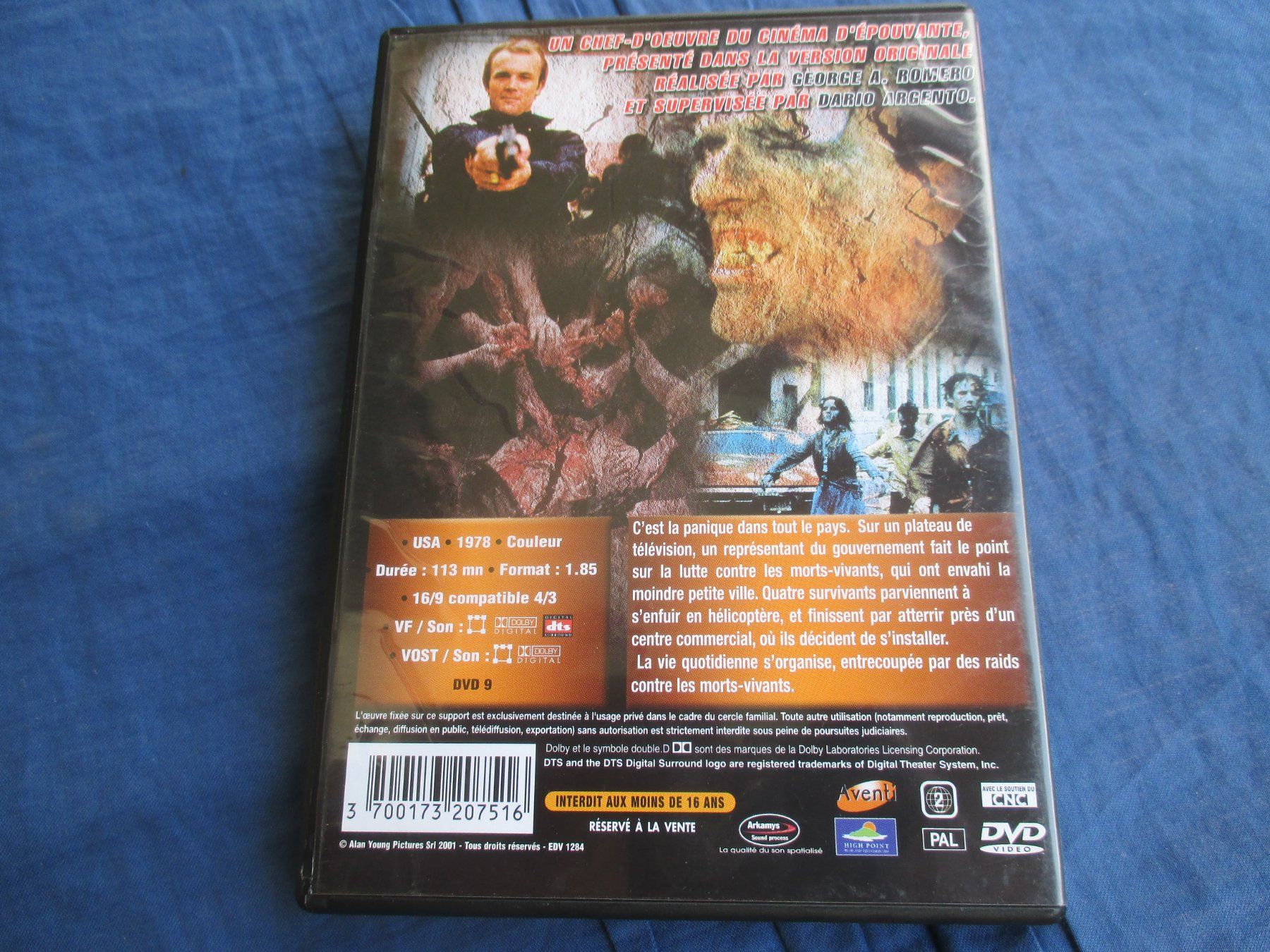 Tutti i DVDs: Zombie (G. A. Romero) – Usato da Colombier NE venduto da Nevenma 1