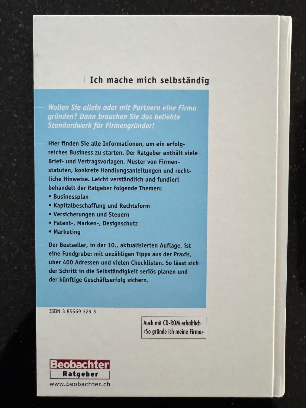 Libri: Ich mache mich selbständig / Buch / Neu – Nuovo (secondo la descrizione) da Spreitenbach venduto da Webtempel 2