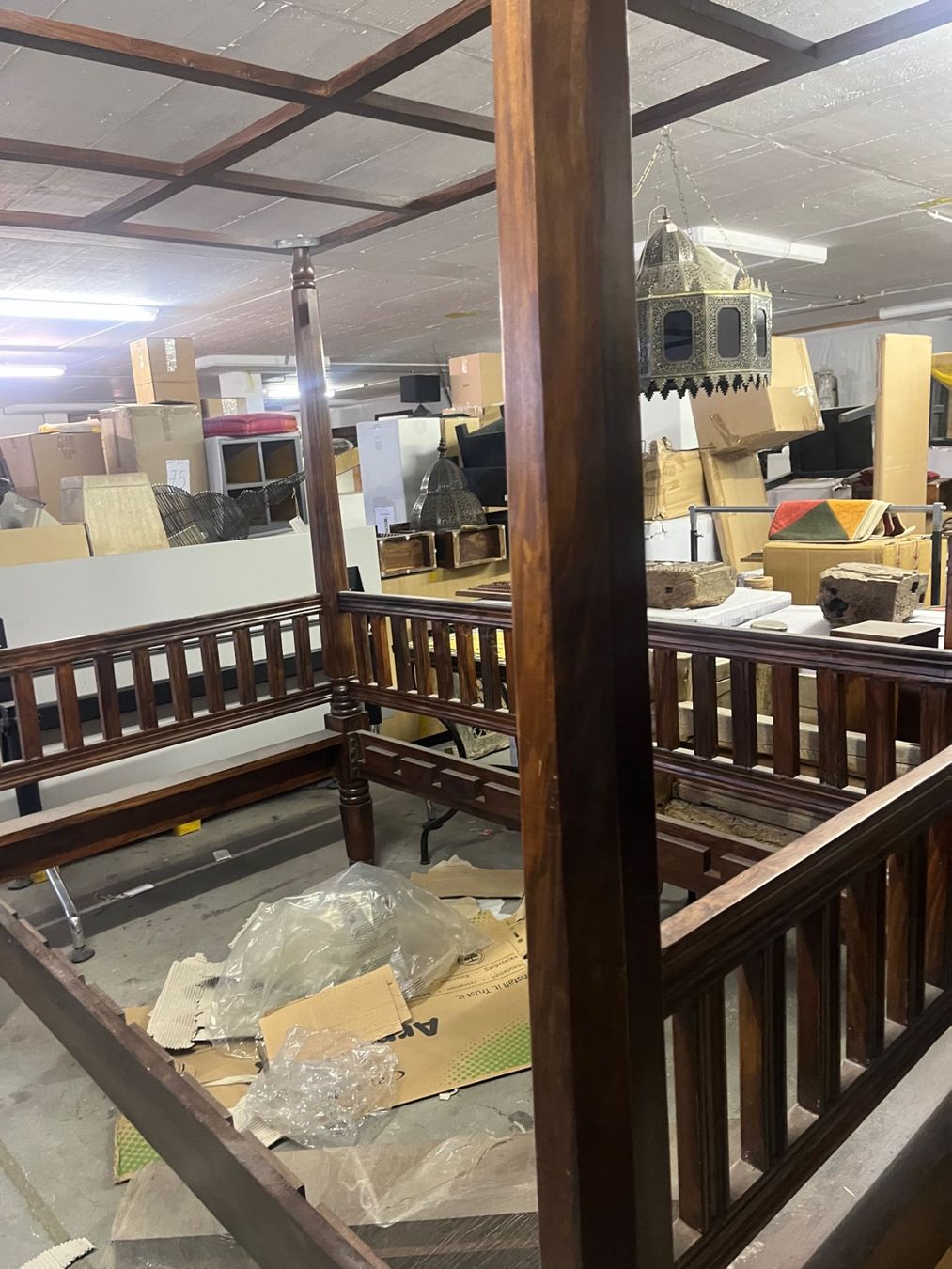 Letti: Marrokanisches Himmelbett | LIQUIDATIONSVERKAUF – Nuovo (secondo la descrizione) da Cham venduto da mjg1901 4